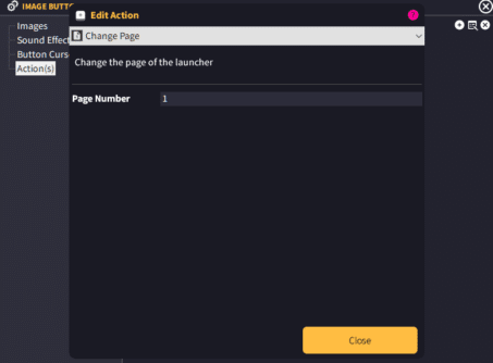 Change Page Action – ByteBox Media Support